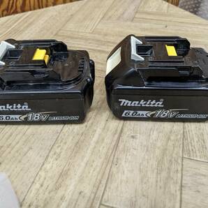 良品 makita マキタ BL1860B 純正バッテリー18V 6.0ah 2個セットの画像2