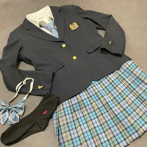 ★新栄 高校 コスプレ衣装 制服セット ブレザー スカート ネクタイ リボン 制服一式 大きいサイズ