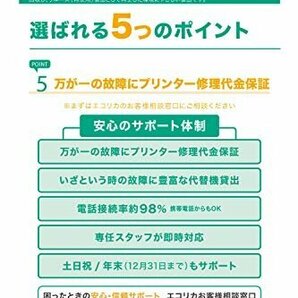 【タイムセール】 エコリカ ブラザー 4色パック LC12－4PK対応リサイクルインクカートリッジ ECI－BR124P／BOXの画像5