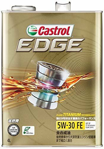 【お買い得品】 エンジンオイル カストロール 4L 5W－30 EDGE Cａｓｔｒｏｌ 4輪ガソリン／ディーゼル車両用全合成油