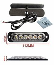 【タイムセール】 LED 12ｖ 防水 SａｋａSK 防塵 車検対応 2個セット 汎用 青 デイライト ホワイト 6000K 兼_画像3