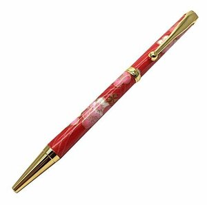 [ рекомендация ] подарок [ криптомерия в коробке!] подарок Mino японская бумага авторучка TM-1603-RE красный цвет ] [ слива . синий море волна .. рисунок сделано в Японии 