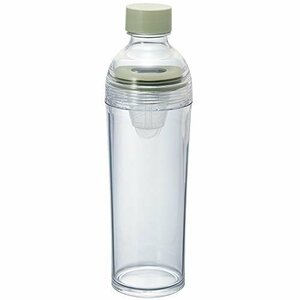 即決価格★ HARIO 400ｍｌ スモーキーグリーン 茶こし付き FIBP－40－SG フィルターインボトル ポータブル 樹脂