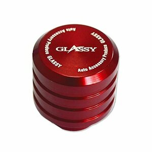 即決価格★ ワイパーレスキャップ ボルト径6／8ｍｍ用 ビレット レッド 汎用 GLASSY