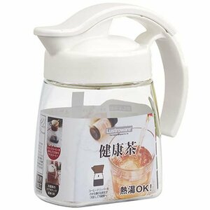 送料無料！ 冷水筒 日本製 ホワイト W 熱湯可 K－1294 700ｍｌ タテヨコ・スライドピッチャー 岩崎工業