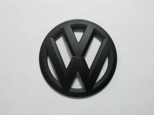VW フォルクスワーゲン ゴルフ7 フロント グリル エンブレム カバー マットブラック 被せタイプ MK7 GTI