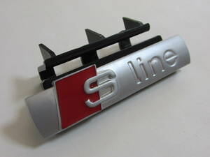 AUDI Audi S-line Sライン Grille Emblem Silverー