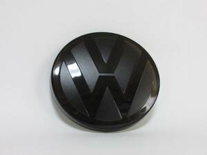VW フォルクスワーゲン ゴルフ7.5 リア エンブレム カバー ブラック 鏡面 被せタイプ MK7.5 GTI