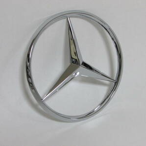 Mercedes Benz メルセデス ベンツ リア トランク エンブレム メッキ シルバー 85mmの画像3