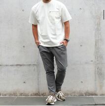 ■美品■ junhashimoto RELAX ZIP POCKET T サイズ5 WHT Tシャツ AKM wjk ジュンハシモト カットソー_画像1