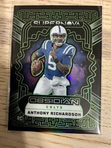 /35 Panini 2023 obsidian NFL Anthony Richardson インサートパラレルカード　ルーキー　rookie