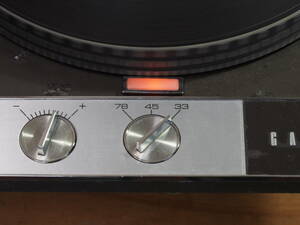 ガラード　GARRARD　４０１　後期型　５０Ｈｚ用　回転確認