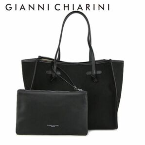 新品★GIANNI CHIARINI ジャン二キャリーニ 定価40,700円 マルチェッラ M ブラック