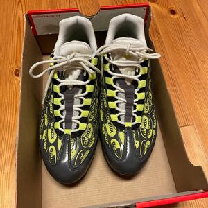 NIKE ナイキ AIR MAX 95 PRM AIRMAX総柄　蛍光イエロー　サイズ27cm アメリカ購入