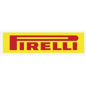 ピレリタイヤ ピレリー PIRELLI 旗 壁の装飾 のれん 垂れ幕 タペストリー 6箇所止め輪 旗バナー ガレージ フラッグ 45cm × 180cmの画像1