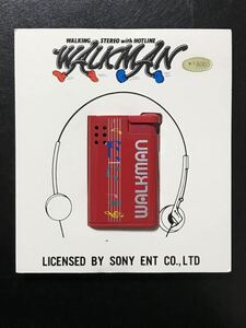 WALKMAN ウォークマン 当時物 ライター 赤 レア 希少 SONY ソニー コレクション 懐かしい 新品 長期保管品 カセットテープ マニア