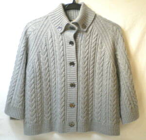 BURBERRY LONDON Burberry London cardigan size1 / gray series lady's 