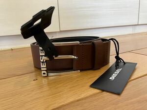 新品　diesel ディーゼル　ベルト　85 ブラウン　メンズ