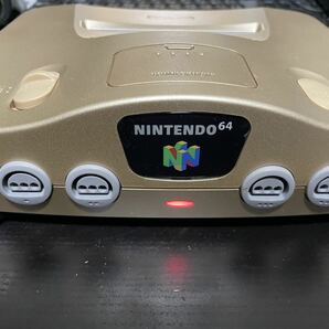 任天堂 Nintendo64 ゴールドモデル 本体電源コード説明書のみ 通電確認済み の画像2