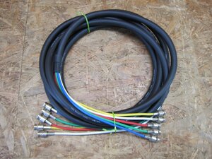 ◎CANARE ( カナレ ) / V5-3C BNC-BNCケーブル 約5.0m 75Ω Coaxial Cable/同軸ケーブル・ブラック 中古◎C-264