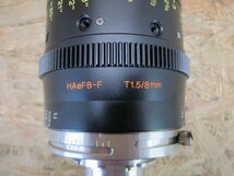 ◎フジノン FUJINON HAeF8-F T1.5/8mm 単焦点 B4マウント シネレンズ 中古 ジャンク 現状品◎M-333_画像8