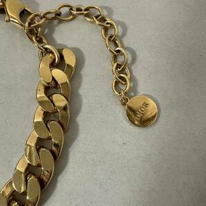 I【中古品】Christian Dior クリスチャンディオール ネックレス ダンスーズ エトワール チョーカー ゴールド CD ロゴ の画像9