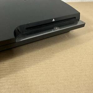 K【現状品】SONY PlayStation3 PS3 CECH-2500A ブラック 通電のみ確認済 コード付 ジャンク品の画像4