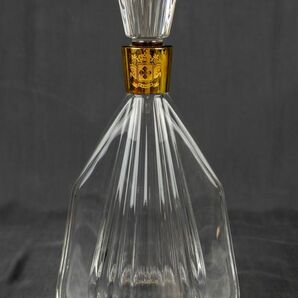 T01-1998 デキャンタ デカンタ カミュ CAMUS バカラ Baccarat クリスタル テーブルウェア コニャックのブランド ガラス 瓶 空き瓶の画像2