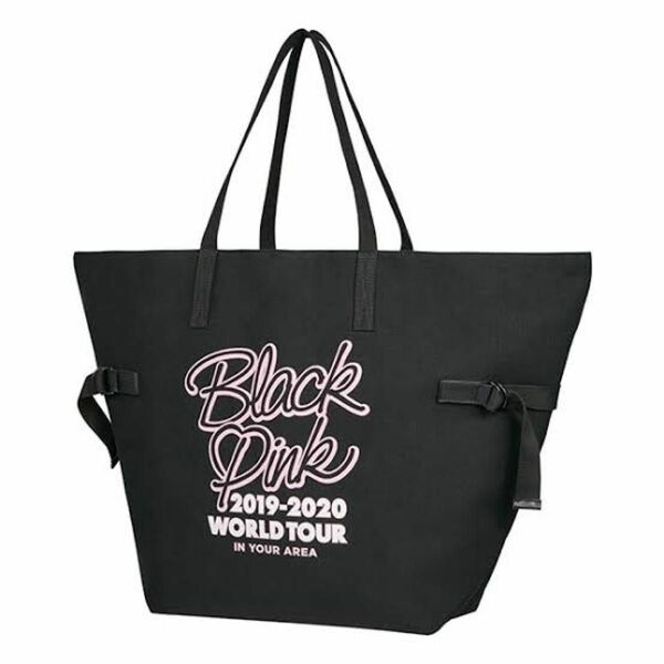 BLACKPINK 2019 2020 ツアー　バッグ　ライブ　参戦　トート ブラック 大容量 BAG