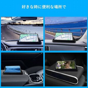 PHNANSOW 車載ワイヤレス充電器 スマートフォン用 車載ホルダー ワイヤレス充電機能 Qi対応 滑り止めマット シリコーン製 A27の画像5