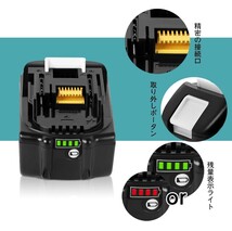 マキタ18V互換バッテリーBL1830 BL1860Bバッテリー6.0Ah大容量残量表示PSE認証済電動工具用バッテリーBL1840 BL1850 BL1850B BL1860対応A63_画像6