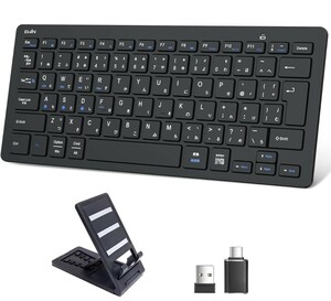 EWiN keyboard wireless bluetooth.usb wireless both correspondence JIS Japanese arrangement mac android ipad iphone tablet personal computer smartphone 4 pcs change possibility A15