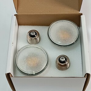 Explux 小型LEDハイビーム電球 60W形相当・600lm 電球色 E26口金 調光対応 ガラスボディ 屋外防水防劣化 PAR20形(63mm径) 4個入 A17の画像8