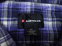 ■Z-491 ■AIRWALK 長袖チェックシャツ　サイズXL_画像2