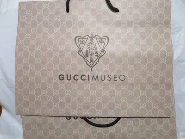 【即決】新品未使用　GUCCIMUSEO　グッチミュゼオ　紙袋　ショップ袋　ショッパー　2枚セット