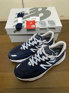 ニューバランス M990 V6　ネイビー　28cm NEWBALANCE 超美品　ヒールNBロゴ