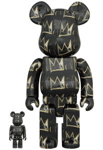 BE@RBRICK JEAN-MICHEL BASQUIAT #8 100％ & 400％/メディコムトイ/Medicom Toy/バスキア/ベアブリック