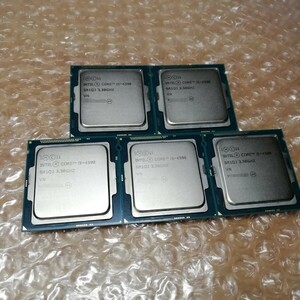 Intel　Core i5 4590　CPU　BIOS起動確認済　【中古、ジャンク扱】5個セット