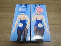 Re:ゼロから始める異世界生活 BiCute Bunnies Figure レム ラム ブルーver. フィギュア セット_画像4