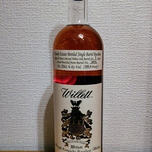 ウィレット シングルバレル 7年 ＃3073 バーボン WILLETT Family Estate 7YEARS BOURBON 126.4 PROOF 63.2%の画像1