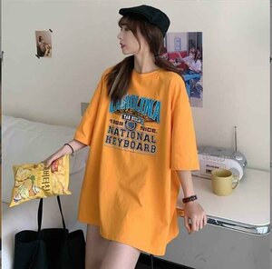 半袖Tシャツ 韓国ファッション レディース XL ホワイト