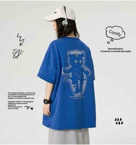 韓国風 レディース 半袖Tシャツ 新しい夏 カジュアル ファッション半袖Tシャツ XL ホワイト