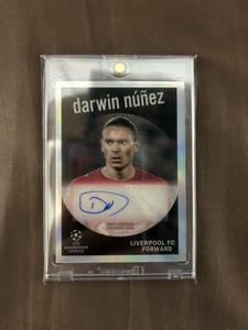 2022-23 Topps UEFA Club Competitions ダルウィン・ヌニェス Darwin Nunez Liverpool FC リヴァプール Auto 直筆サインカード 