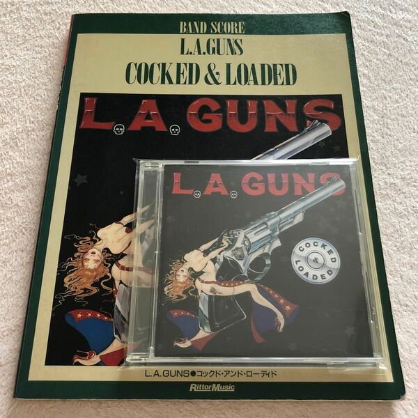 L.A.ガンズ「コックド・アンド・ローディド」バンドスコア　L.A.GUNS／COCKED & LOADED　楽譜