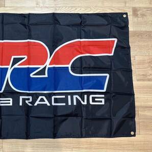 HRC ホンダ 特大フラッグ バナー 約150×90cm タペストリー 旗 ガレージ装飾 HONDA 旧車 USDM JDM REPSOL バイク CBR HRCの画像4