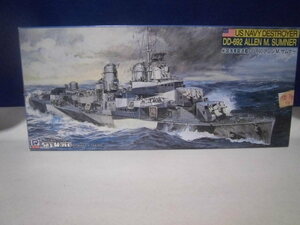 ジャンク品 ピットロード【アメリカ海軍】W-33S▼1/700 『駆逐艦 DD-692 アレンM、サムナー』