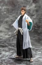 国内即納 BLEACH 1/12 可動フィギュア ブリーチ 藍染惣右介 斬魄刀 塗装済み完成品19cm 非S.H.Figuarts フィギュアーツ 非Figma 非バンダイ_画像7