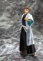 国内即納 BLEACH 1/12 可動フィギュア ブリーチ 藍染惣右介 斬魄刀 塗装済み完成品19cm 非S.H.Figuarts フィギュアーツ 非Figma 非バンダイ_画像2