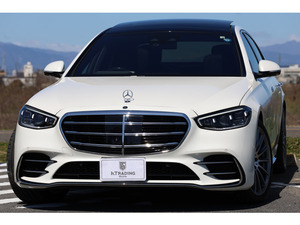 【諸費用コミ】:2022y【New vehicle保証/503ps/1オーナー】S580 4MATIC AMGライン ISG搭載 ARヘッドアップ/3Dコックピット/20AW