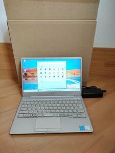 【美品】富士通 FMV LIFEBOOK CH75/F3 FMVC75F3GZ Core i5-1135G7/メモリ 8GB/SSD 512GB/13.3型 光沢/Win11/office 21年12月製